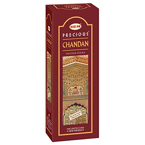 HEM Precious Chandan Incense 120 Count Pack of 1