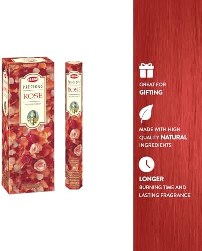 HEM Precious Rose Incense Sticks 120 Count
