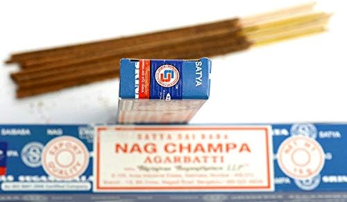 3 Packs Original Satya Sai Baba Nag Champa Incense Sticks