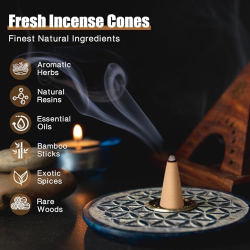 Incense Cones Variety Pack 6 Scents Relaxation