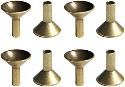 10 Pcs Metal Incense Cone Holders Funnel Shape Retro Incense Stick Rack Backflow Burner Stand