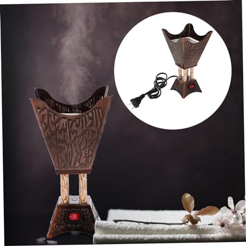 Electric Plug-In Incense Burner with Arabic Design