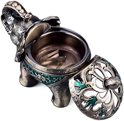 K COOL Elephant Incense Holder with Lid