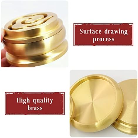 3 In 1 Mini Brass Incense Burner with Ash Press