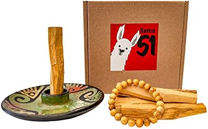 LLAMA 51 Energy Box with Palo Santo Stick and Bracelet