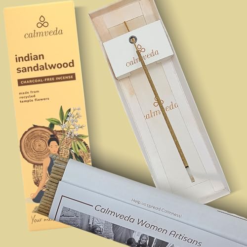 Calmveda Indian Sandalwood Incense Sticks 80 Count
