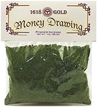 AzureGreen IPGMOND 1 Oz 1618 Gold Money Drawing Incense