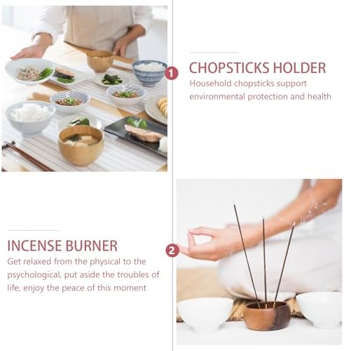 IMIKEYA 4pcs Cherry Blossom Incense Holder Set