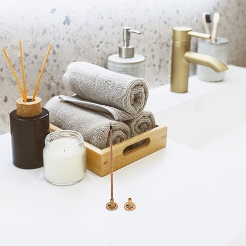 Vosarea 5pcs Copper Incense Cone Holder for Home Fragrance