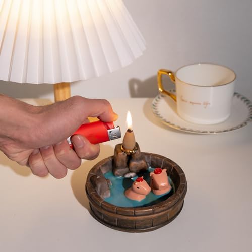 Capybara Backflow Incense Holder - Unique Design for Relaxation and Aromatherapy
