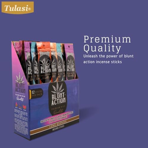 Tulasi Blunt Action Incense Sticks 12 Packs 144Pc