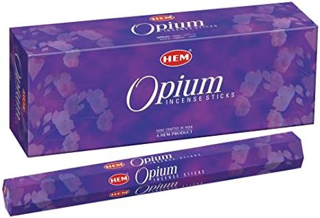 Hem Black Opium Incense Sticks 120 Sticks 6 Boxes 9 Inches