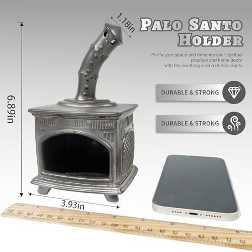 Handmade Ceramic Palo Santo Holder - Fireplace Style