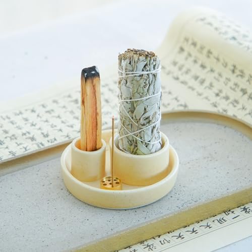 4 in 1 Incense Holder with Ash Catcher Tray
