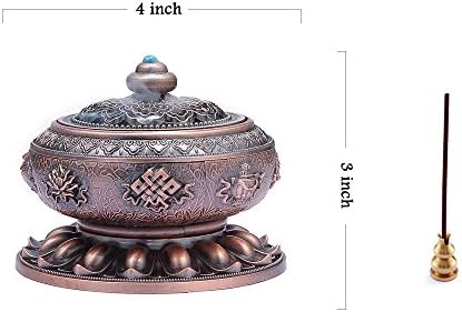 MEDOOSKY Incense Holder Burner Lotus Copper Alloy