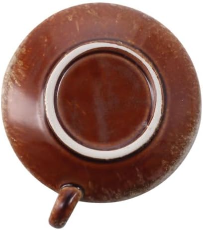 Vintage Ceramic Candle Holders with Handle Round Farmhouse Decor