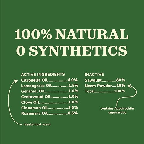 Calmveda Natural Citronella Incense Sticks 18 Sticks 40 Hrs Protection