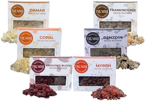 Trumiri Resin Incense Variety Pack 6x30g