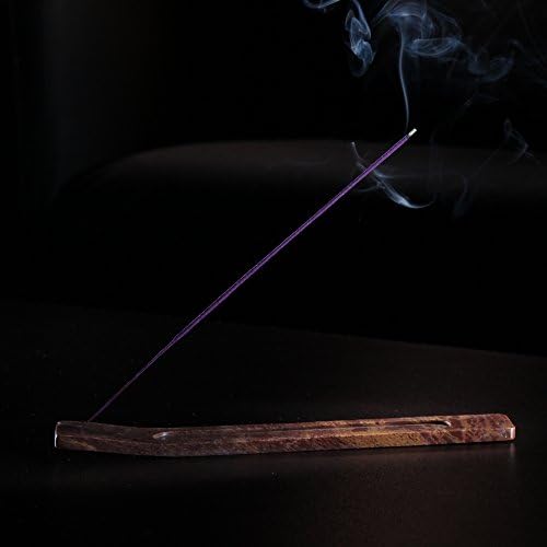 Hosley 105-Inch Hand-Carved Stone Incense Stick Holder