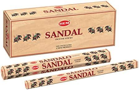 HEM Sandal Incense Sticks - 120 Count Pack