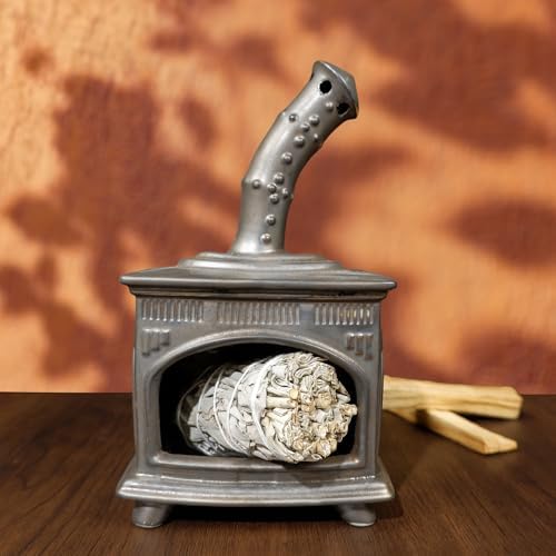 Handmade Ceramic Palo Santo Holder - Fireplace Style