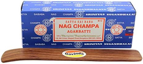Govinda Nag Champa Incense 250 Grams with Holder