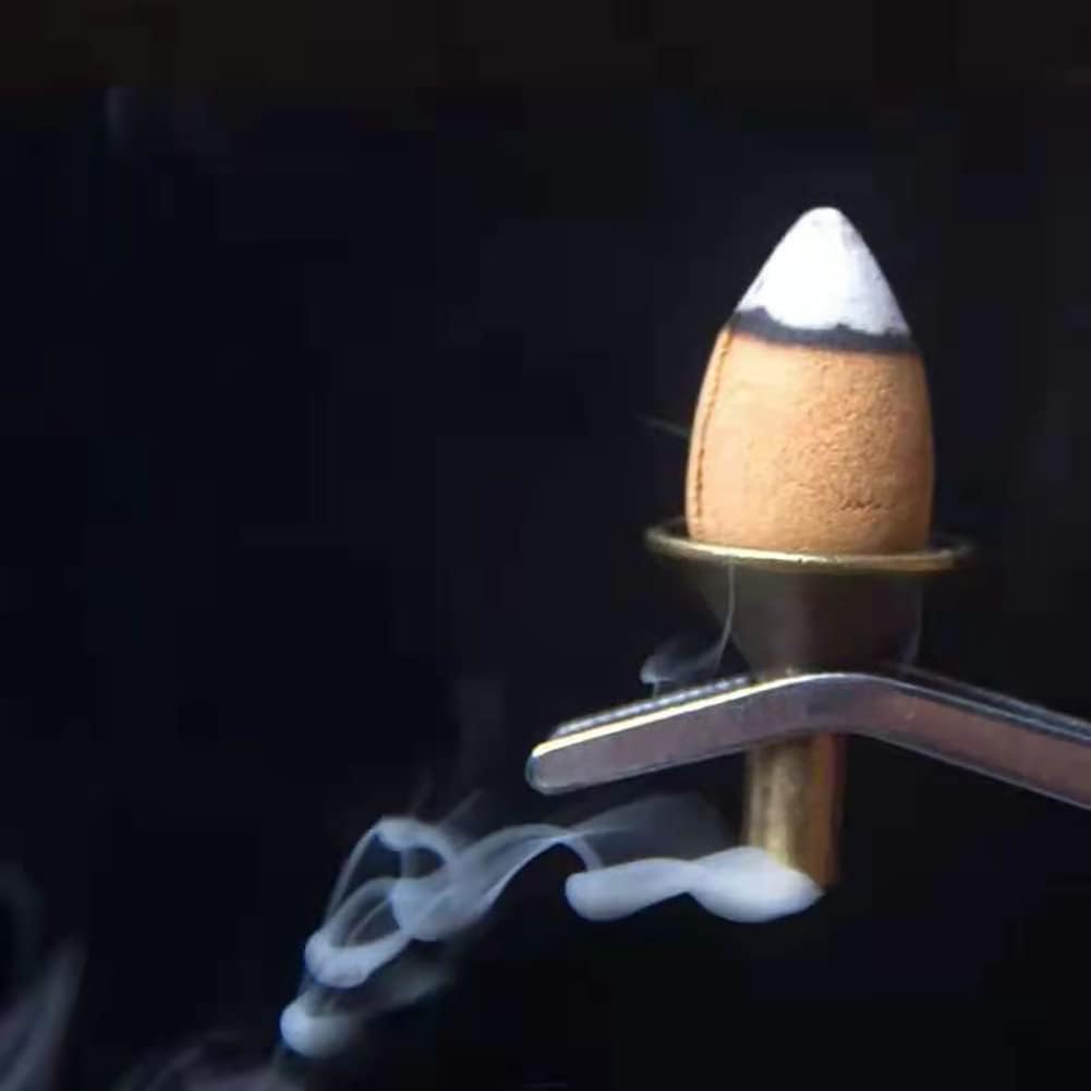10 Pcs Metal Incense Cone Holders Funnel Shape Retro Incense Stick Rack Backflow Burner Stand