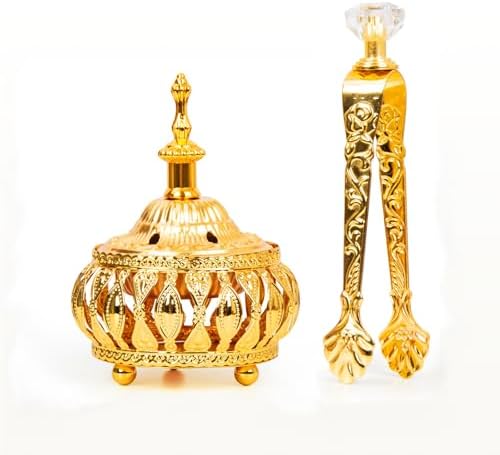 Golden Incense Holder for Aromatherapy Yoga Meditation