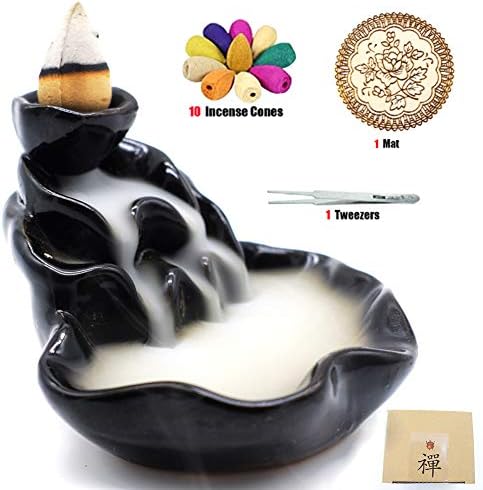 Tumenque Incense Burner Ceramic Backflow Holder