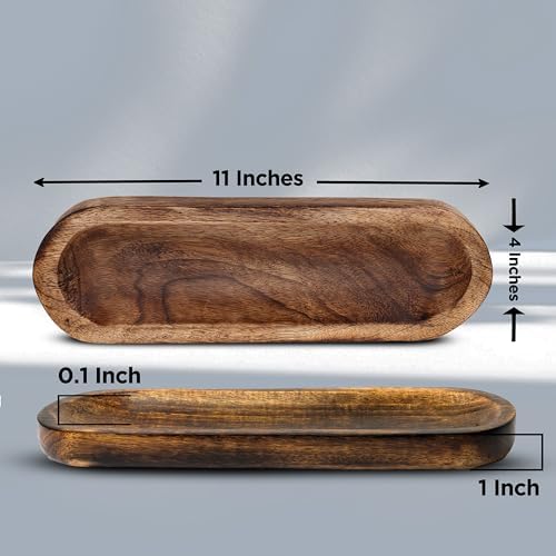 Handmade Wooden Incense Holder 11x4x12 Inches