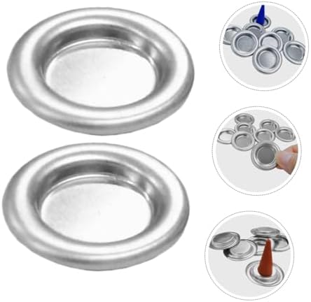 20pcs Alloy Incense Tray Mini Candle Holder Decorative Burner