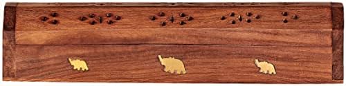 Rani Brand Premium Wood Incense Burner Box