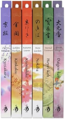 Shoyeido Daily Incense Assortment 6 Fragrances