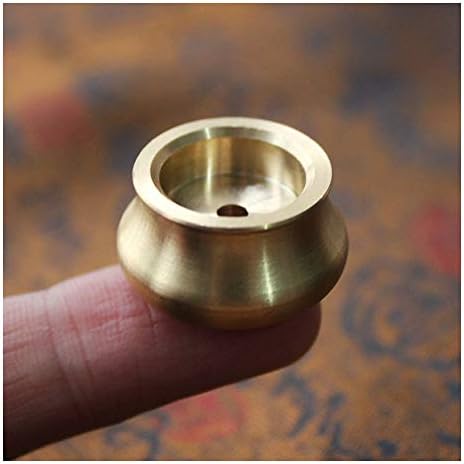 Acxico 3Pcs Mini Copper Incense Cone Stick Burner Plates