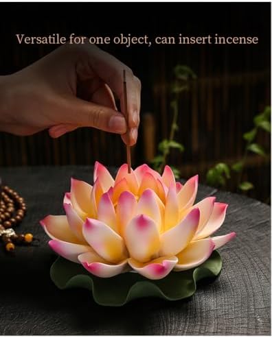 Zen Ceramic Water Lily Incense Stick Holder