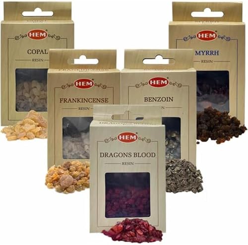 TRUMIRI Dragons Blood Benzoin Copal Incense Variety Pack 3 Sets