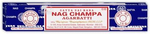 Satya Sai Baba Nag Champa Agarbatti Pack of 12