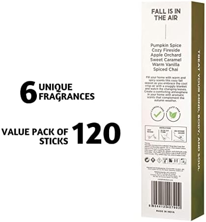 Folkulture Fall Incense Sticks Set of 6