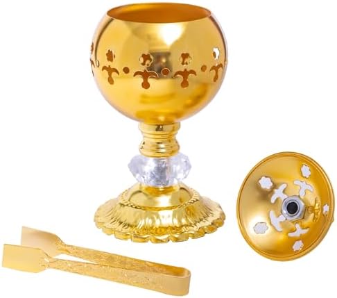 Frankincense Incense Burner with Tong for Cone and Charcoal