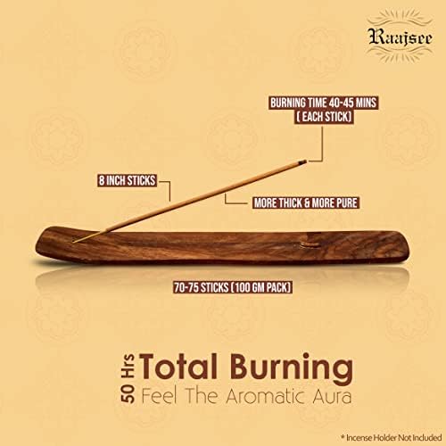 Raajsee Sandalwood Incense Sticks 100 Gm Pack