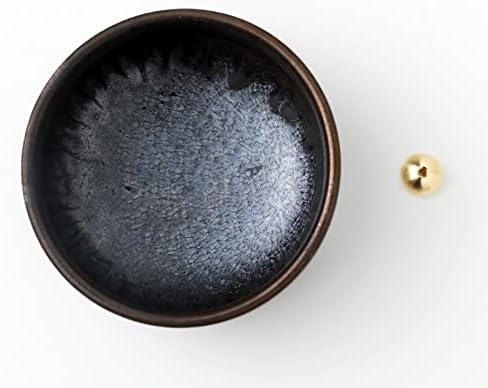 Asayu Japan Zen Incense Holder for Sticks 39 Inch Black Brown Gold