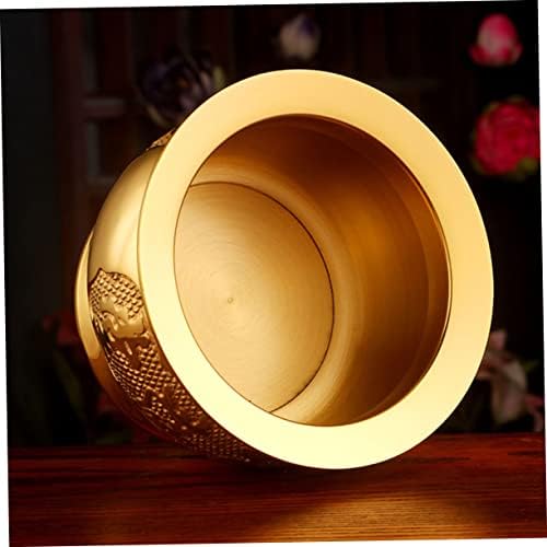 Delicate Gold Incense Burner for Home Decoration and Meditation