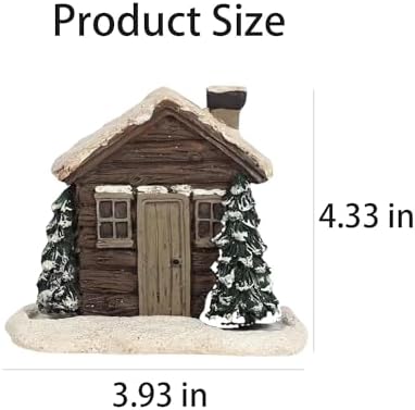 Log Cabin Incense Burner with 2 Cones
