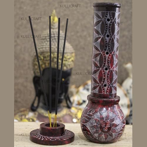 KC KULLICRAFT Marble Soapstone Incense Holder