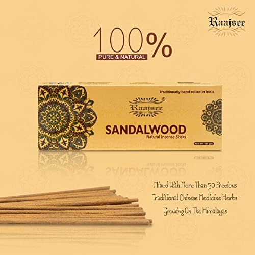 Raajsee Sandalwood Incense Sticks 100 Gm Pack