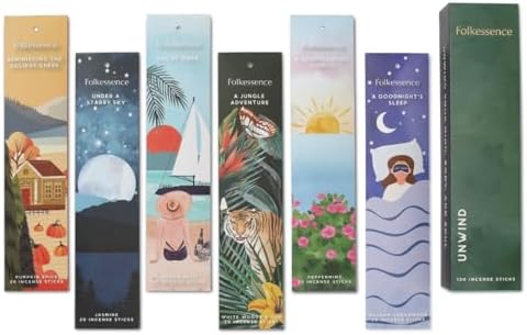 Folkulture Incense Sticks Set of 6 for Relaxation
