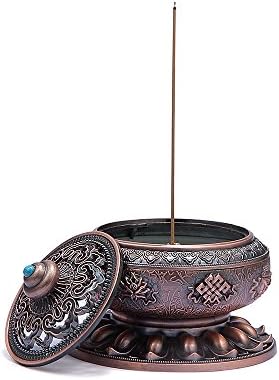 MEDOOSKY Incense Holder Burner Lotus Copper Alloy