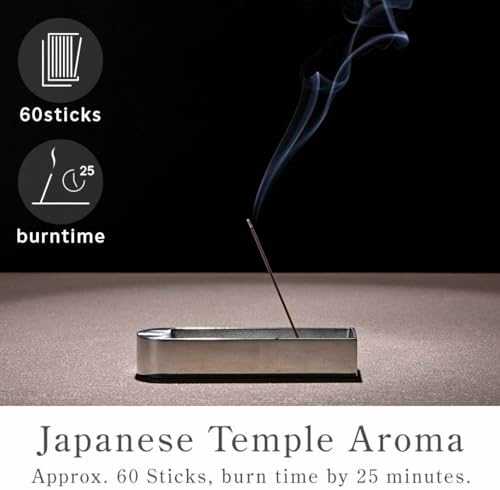 Kyoto Hinoki Incense Sticks - 60 Sticks for Relaxation and Meditation