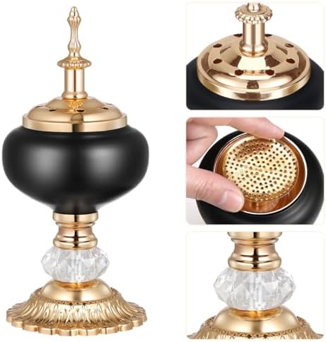 PRETYZOOM Resin Incense Burner with Handle