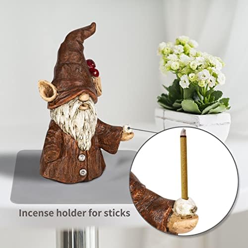Cute Gnome Incense Holder for Sticks and Cones